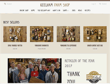 Tablet Screenshot of keelhamfarmshop.co.uk